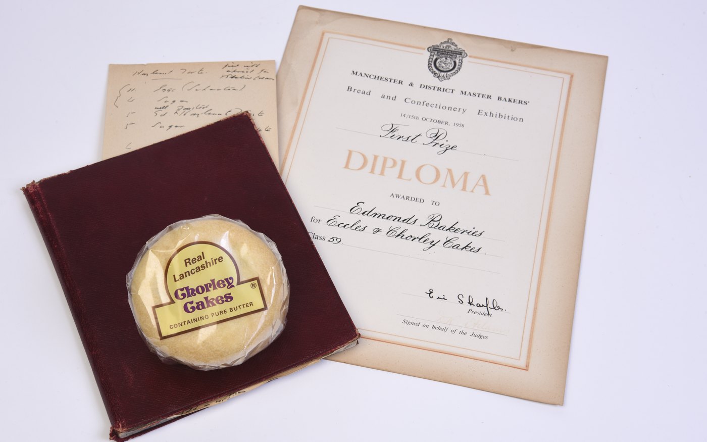 lec-chorley-diploma First Prize Diploma, Manchester and District Master Bakers Exhibition 1958