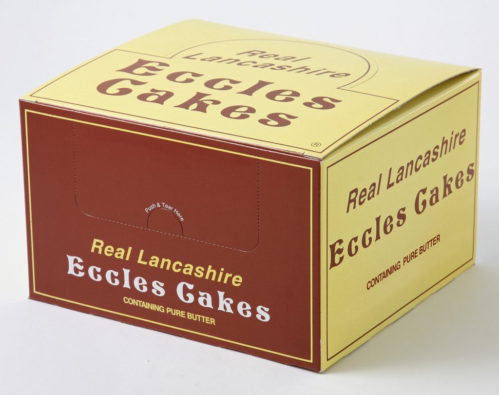 Real Lancashire Eccles Cakes – Outer Carton