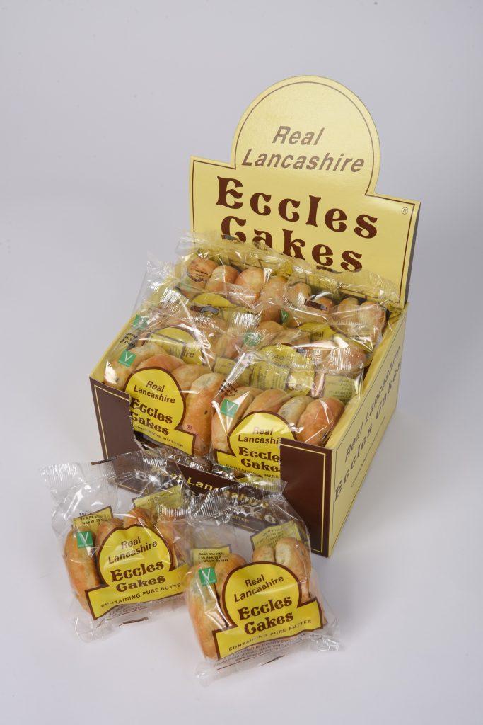 Real Lancashire Eccles Cakes – Display Box with Packs